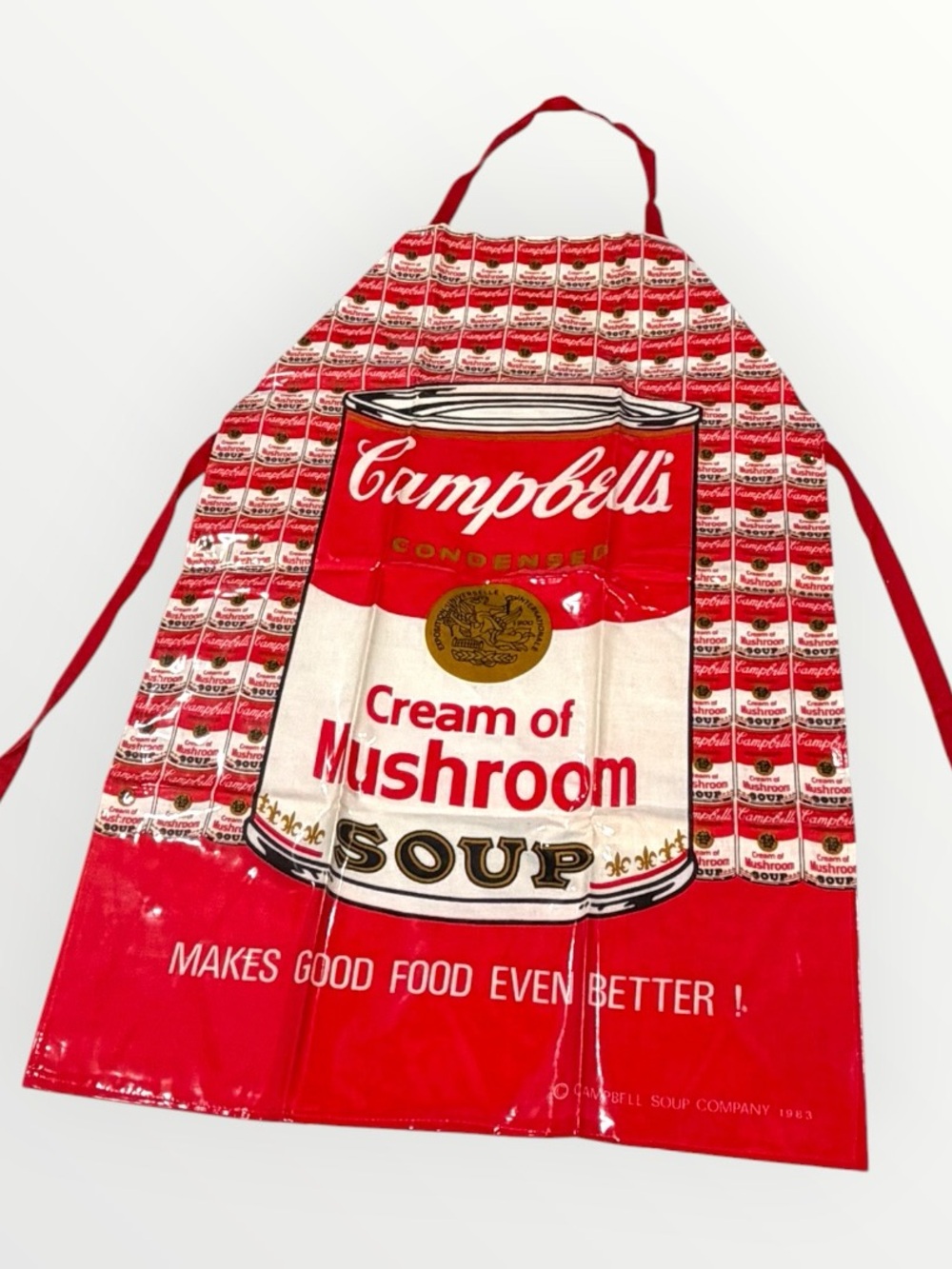 NWOT Campbell’s Cream of Mushroom Soup Printed Kitchen Apron